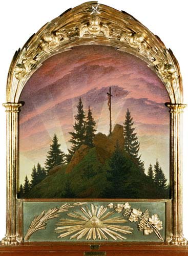 Croce sulla Montagna - opera di Caspar David Friedrich